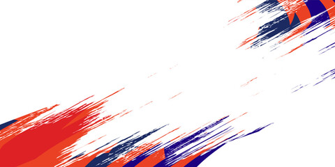 Straight red ink vector lines pack. Bloody color long and round hand-drawn brushstroke text highlights, frames, circles. Asian calligraphy brushstroke set.