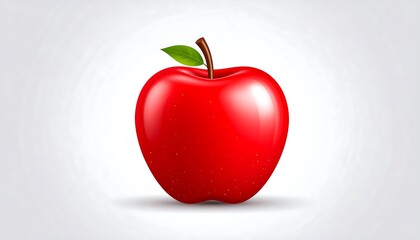 Obraz premium Red Apple Image, Fresh Fruit, Healthy Food.