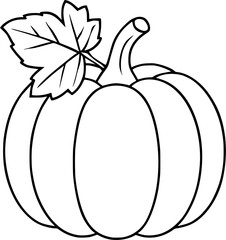 Hand-drawn carrot outline illustration, simple vegetable line art for healthy food and organic design