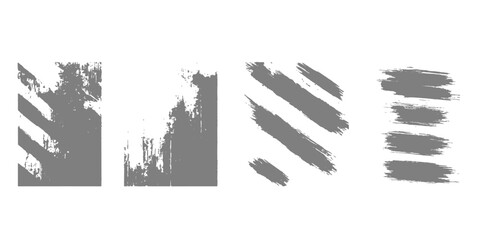 Vector hand drawn nature illustration design with black tree silhouette element