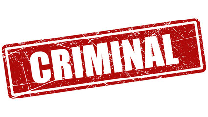 Criminal red stamp