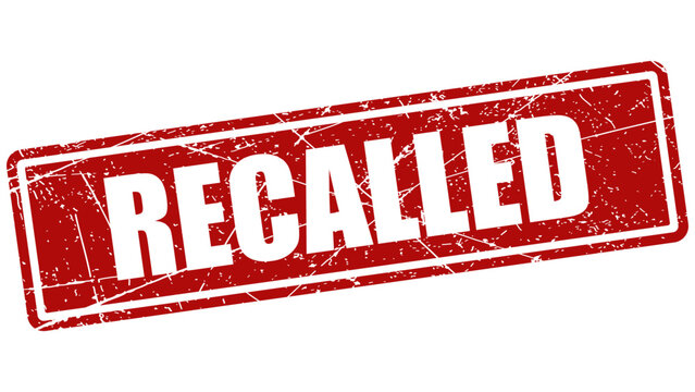 Recalled red stamp