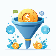 Business Sales Funnel for Marketing and Profit