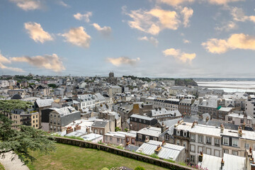 Panorama view of Granville, France