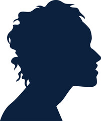 illustration of a silhouette of a boy