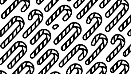 Monochrome candy cane pattern wallpaper for desktop