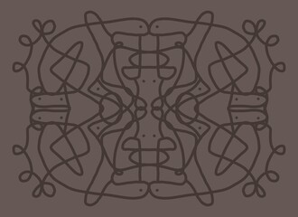 Minimal abstract image for printing. Picture for modern interiors. The picture is painted by hand on a tablet. © neurostructure
