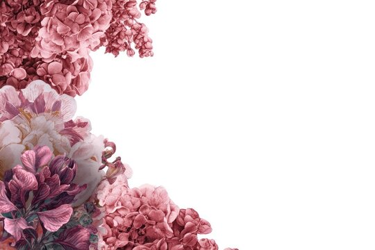Elegant floral border design. - Powered by Adobe