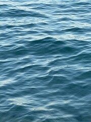 blue water surface, the sea close up
