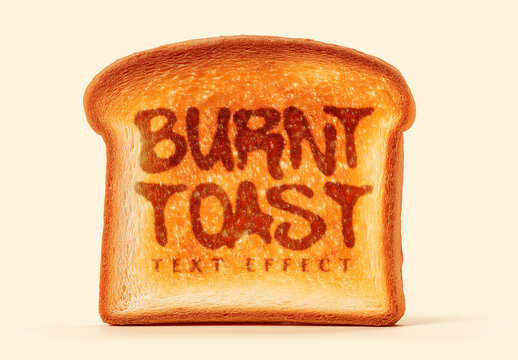 Burnt Toast Text Effect