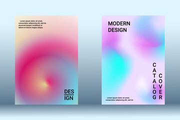 Minimum vector coverage. A set of modern abstract covers. Creative fluid backgrounds from current forms to design a fashionable abstract cover, banner, poster, booklet.