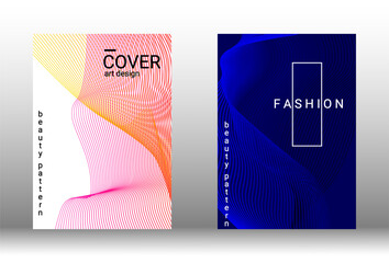 Creative abstract design with smooth gradient waves and fluid lines. Ideal for modern banners, posters, or digital templates. High-quality vector illustration, perfect for stylish projects.