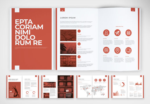 Terracotta Business Report Template