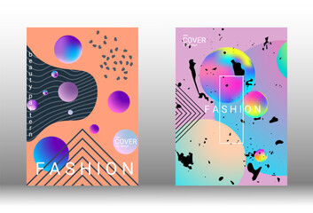 Modern design template. Creative vector backgrounds from fashionable shapes for creating a designer abstract cover, banner, poster, booklet. Vector illustration. EPS 10.