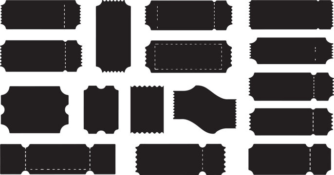 Ticket Shape Label Ticket Shape Images – Browse 60,008 Stock Photos, Vectors, and Video ...