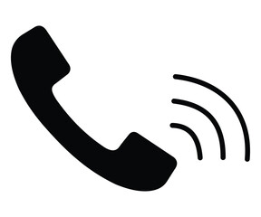 Email and Phone Alert Notification Icons Set – Security Warning, Spam Call, and Important Message Glyph Vector Illustration