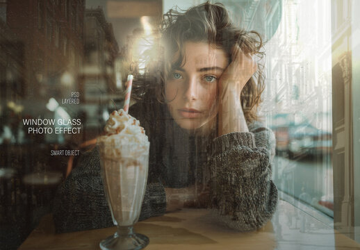 Window Glass Photo Effect