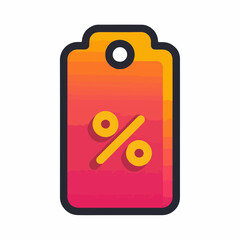 Discount Tag Icon for Minimalist Design