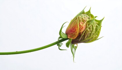 Close Up of a Budding Flower.