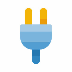 Electricity Plug Solid Glyph Icon Design