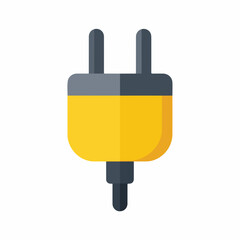 Obraz premium Sleek Energy Plug Minimalist Icon Design
