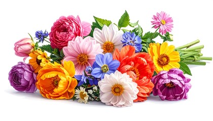 Fototapeta premium Colorful Flower Bouquet Arrangement.