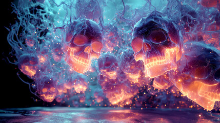 halloween pumpkin with skull and bones most incredible and cool halloween screensaver