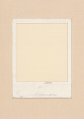 Vintage Polaroid frame background