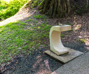 Drinking water tap in the park