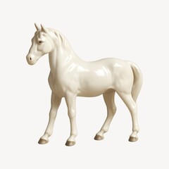 Fototapeta premium Elegant glossy horse figurine.