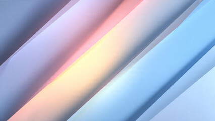 Abstract pastel diagonal stripes with soft light gradient