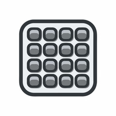 Modern Bold Language Pictogram Icon Design