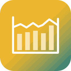 Sleek Line Chart Icon Minimalist Style