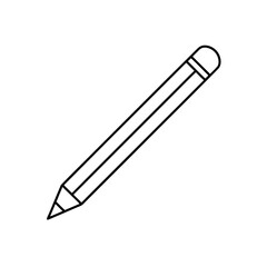 Simple outline drawing pencil
