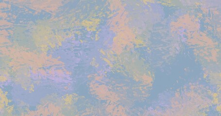 Soft pastel retro abstract background featuring smooth flowing gradients in cream, pink, and blue geometric forms, ideal for modern branding, digital wallpaper, and creative projects.