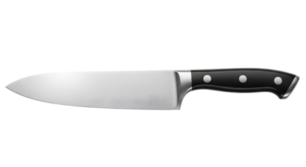 Cutting Action, Chef Knife, Kitchen, Photo, Isolated, Side View, data(27)_transparent.png Concept