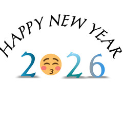 year of the horse This image features the text “HAPPY NEW YEAR 2026.”
The words “HAPPY NEW YEAR” are written in a curved style at the top in purple color.
Below that, the numbers “2026” are displayed 