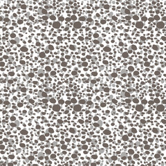 Abstract modern dalmatian fur seamless pattern. Animals trendy background. Black and white decorative vector illustration for print, card, postcard, fabric, textile. Modern ornament of stylized skin.