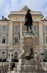 Obraz premium Tartini-Platz in der Altstadt von Piran