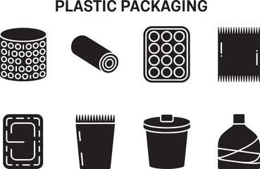 Diverse Array of Plastic Packaging Solutions for Various Industrial and Consumer Needs Showcasing Versatility and Practicality