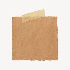 Obraz premium Vintage torn paper note