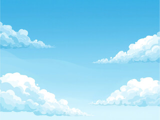 blue sky with clouds