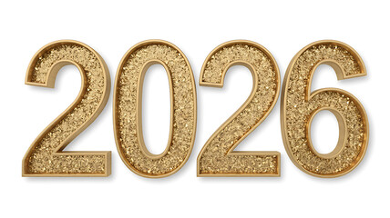Golden numerals "2026" sparkle, representing a future year, celebration, and anticipation.