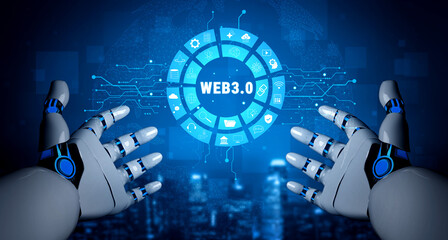 AI integration in the Web 3.0 technology ecosystem and its digital applications. An interface...