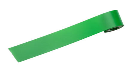 Green tape isolated on transparent background