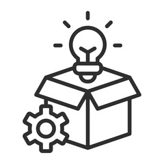 Product Development Icon Single Vector Collection 