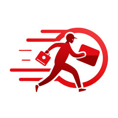 fast delivery pizza, fast delivery sign, fast shipment, same day delivery, fast food delivery Shipping fast delivery man riding motorcycle icon symbol, fast delivery pizza parcel delivery on time run