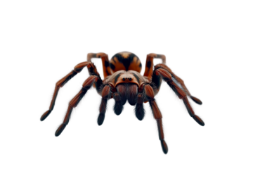 Tarantula tropical wildlife isolated on transparent background