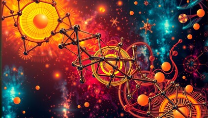 Geometric Shapes in Cosmic Scene