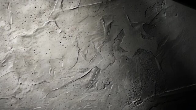 Texture of Time: A close-up view revealing the rough, weathered surface of aged concrete, etched with subtle lines and patterns that tell stories of time, wear, and the elements.